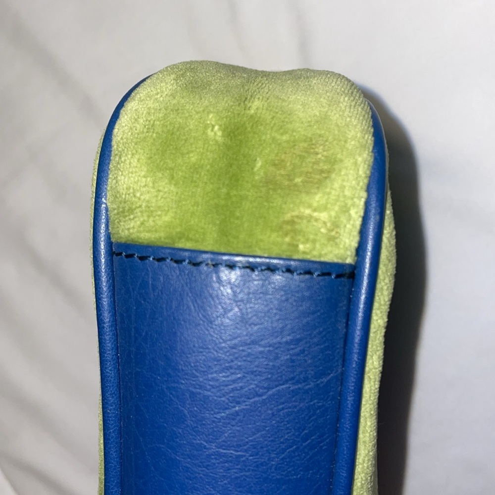 💙💚Y2K Juicy Couture Green and Navy Shoulder Bag with Original Dust Bag💙💚 - Picture 13 of 16